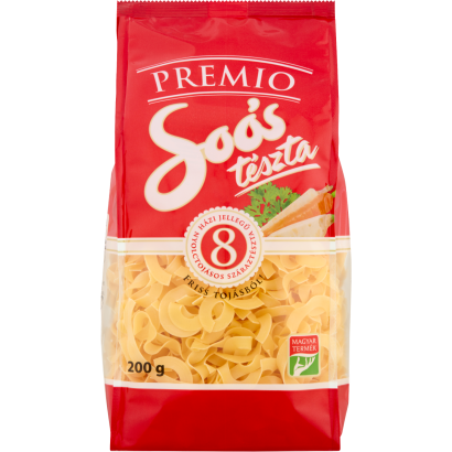 Soós Premio boglyasmetélt házi jellegű nyolctojásos száraztészta 200 g