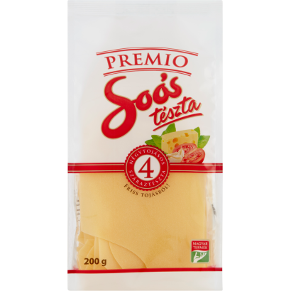 Soós Premio csuszatészta négytojásos száraztészta 200 g