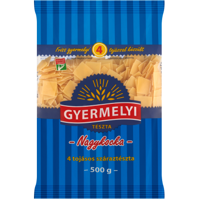Gyermelyi nagykocka 4 tojásos száraztészta 500 g