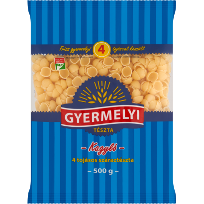 Gyermelyi kagyló 4 tojásos száraztészta 500 g