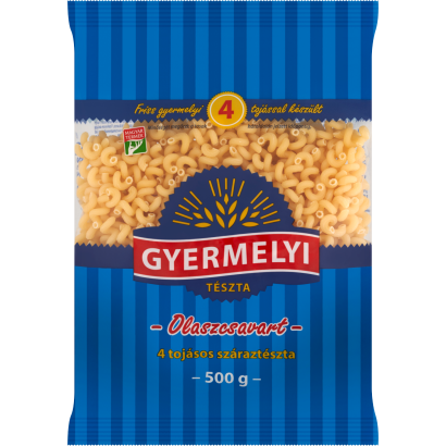 Gyermelyi olaszcsavart 4 tojásos száraztészta 500 g