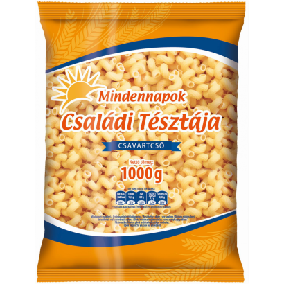 Mindennapok csavartcső  tészta 1 kg