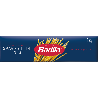 Barilla Spaghettini szálas durum száraztészta 1000 g