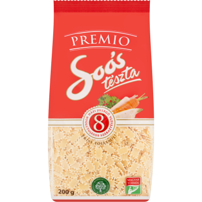Soós Premio eperlevél házi jellegű 8 tojásos száraztészta 200 g
