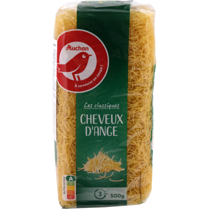 Auchan Kedvenc Cheveux d’ange - Cérnametélt durum száraztészta 500 g