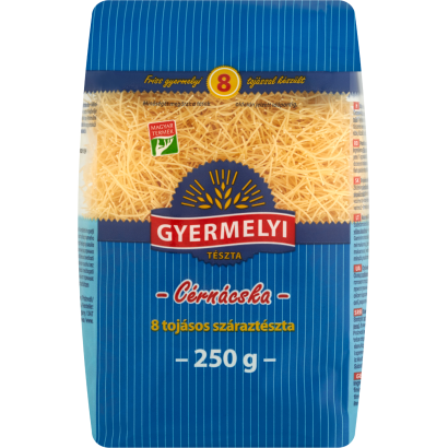 Gyermelyi cérnácska 8 tojásos száraztészta 250 g
