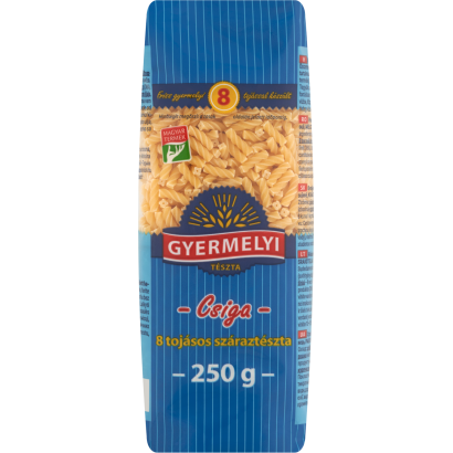 Gyermelyi csiga 8 tojásos száraztészta 250 g