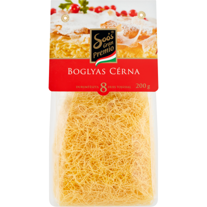 Soós Gran Premio boglyas cérna 8 tojásos durumtészta 200 g
