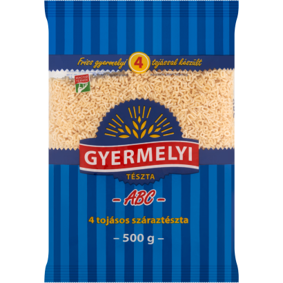 Gyermelyi ABC 4 tojásos száraztészta 500 g