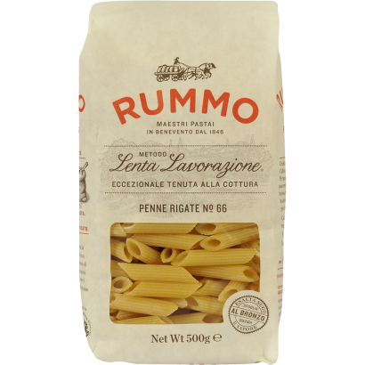Rummo Penne Rigate tojás nélküli durum száraztészta 500 g