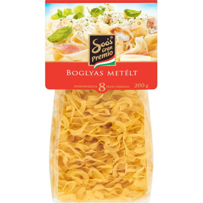Soós Gran Premio boglyas metélt 8 tojásos durum száraztészta 200 g