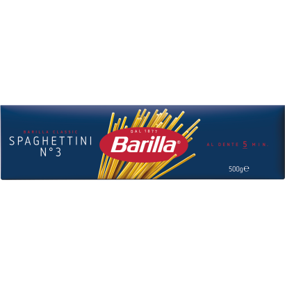 Barilla Spaghettini szálas durum száraztészta 500 g