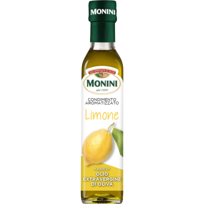 Monini citrom aromával ízesített extra szűz olívaolaj-alapú öntet 250 ml
