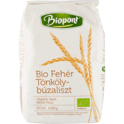 Biopont BIO tönkölybúza fehérliszt 1000 g
