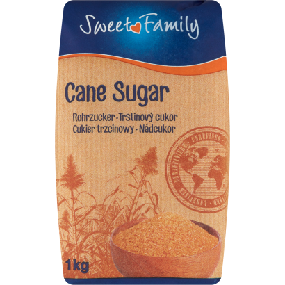 Sweet Family finomítatlan nádcukor 1 kg