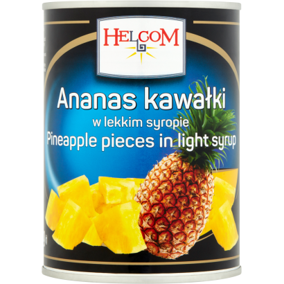 Helcom darabolt ananász enyhén cukrozott lében 565 g