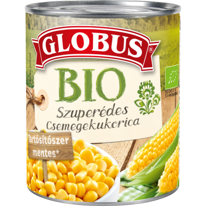 Globus BIO szuperédes csemegekukorica 340 g
