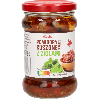 Auchan Kedvenc szárított paradicsom fűszeres 270/150 g
