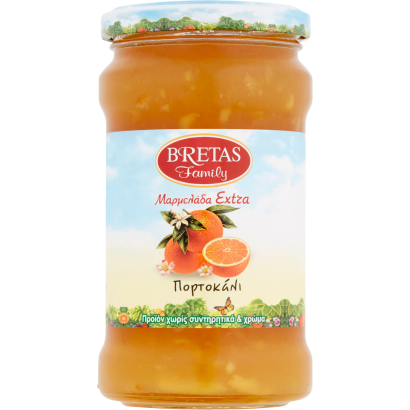 Bretas Family narancs lekvár extra 370 g