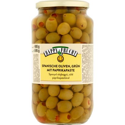 Happy Frucht zöld spanyol olajbogyó paprikapasztával 900 g