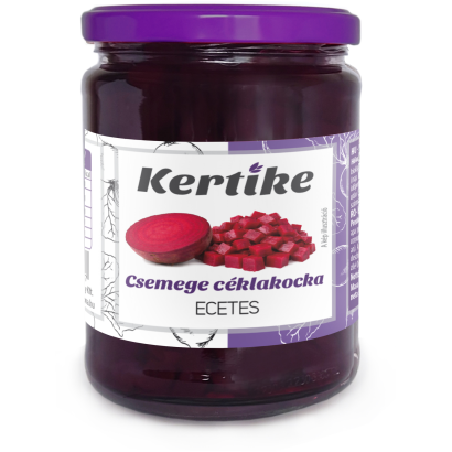 Kertike csemege céklakocka 520/330 g