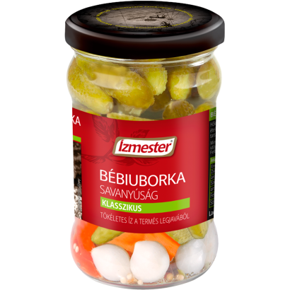 Ízmester klasszikus bébiuborka savanyúság 300 g
