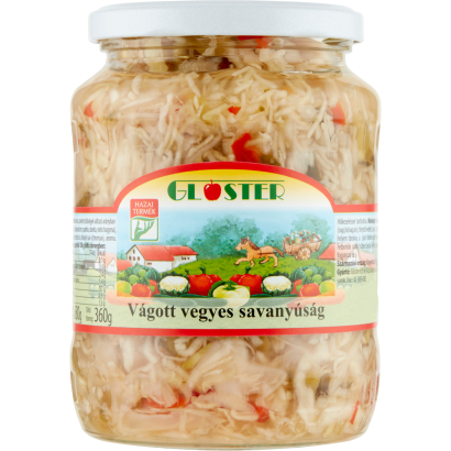Gloster vágott vegyes savanyúság 680 g