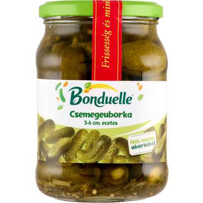 Bonduelle csemegeuborka 3-6 cm 550g