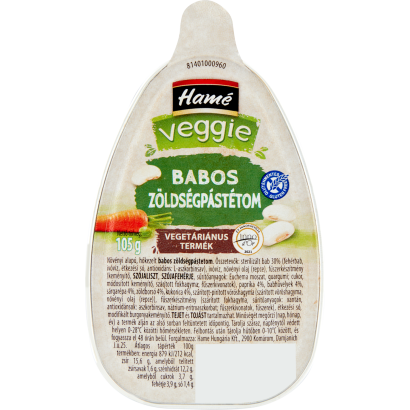 Hamé Veggie babos zöldségpástétom 105 g