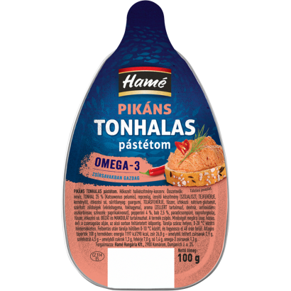 Hamé pikáns tonhalas pástétom 100 g