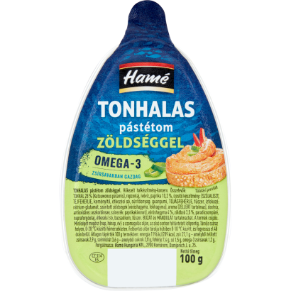 Hamé tonhalas pástétom zöldséggel 100 g