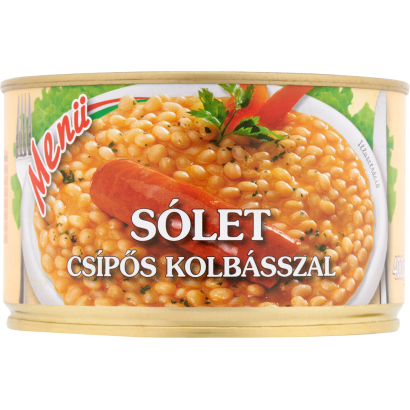 Menü sólet csípős kolbásszal 400 g