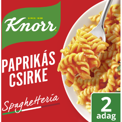 Knorr tészta paprikás csirkés szószban 168 g