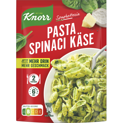 Knorr tésztás készétel spenótos-sajtos szósszal 178 g