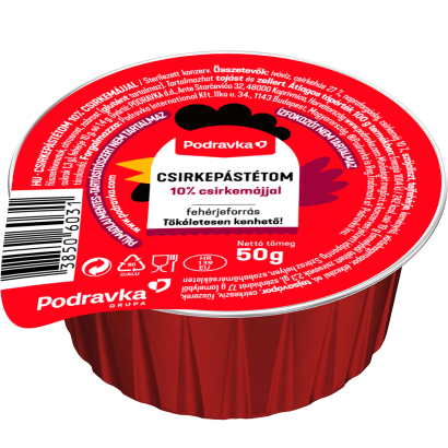 Podravka csirkemájpástétom 50 g