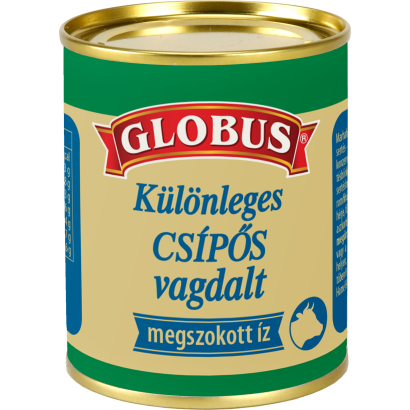 GLOBUS marha vagdalt csípős 130 g