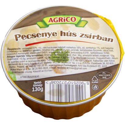 Pecsenye hús zsírban 130 g