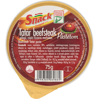 Snack Szeged tatár beefsteak pástétom 75 g