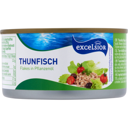 Excelsior aprított tonhal növényi olajban 185 g