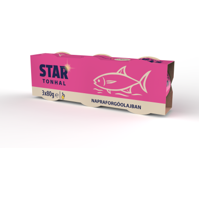 Star aprított tonhal napraforgóolajban 240 g