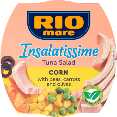 Rio Mare Insalatissime Corn készétel zöldségekkel és tonhallal 160 g