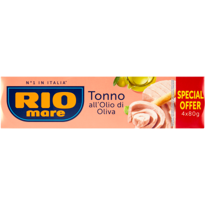 Rio Mare tonhaldarab olívaolajban 4 x 80 g