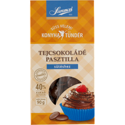 Szerencsi Konyhatündér tejcsokoládé pasztilla 90 g