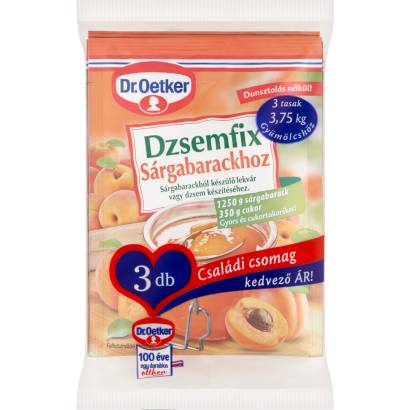 Dr. Oetker dzsemfix sárgabarackhoz 3 x 20 g