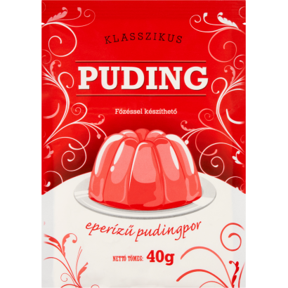 Klasszikus eperízű pudingpor 40 g