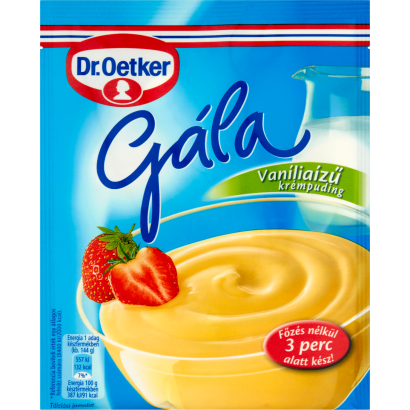 Dr. Oetker Gála vaníliaízű krémpudingpor 78 g