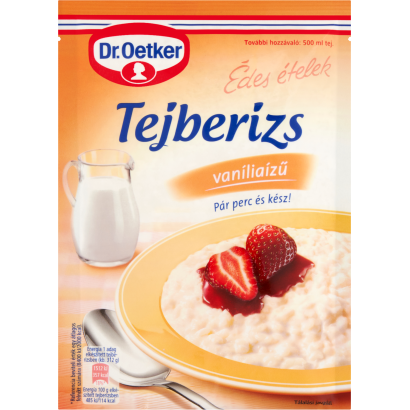 Dr. Oetker Édes Ételek vaníliaízű tejberizs alappor 125 g