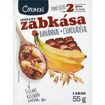 Cornexi csokis-banános instant zabkása 55 g