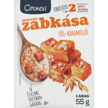 Cornexi sós-karamellás instant zabkása 55 g