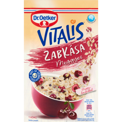 Dr. Oetker Vitalis meggyes zabkása alappor 55 g
